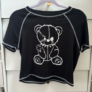 Back Gothic Teddy Bear T-Shirt from Hot Topic